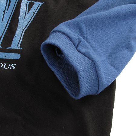 Longsleeve Nervous Block (black/royal)