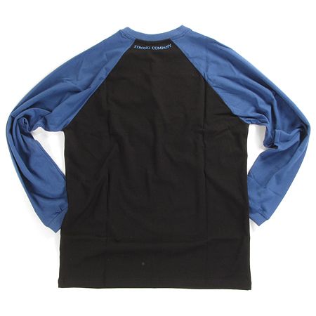 Longsleeve Nervous Block (black/royal)