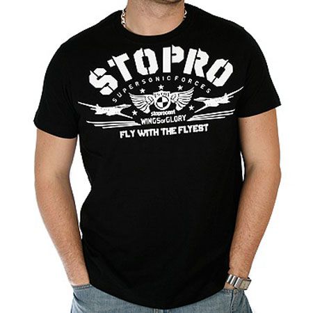 T-Shirt StoProcent STREET Airlines Slim (black)