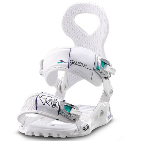 Damskie Wiązania snowboardowe Drake Queen (white)