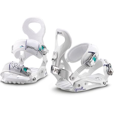 Damskie Wiązania snowboardowe Drake Queen (white)