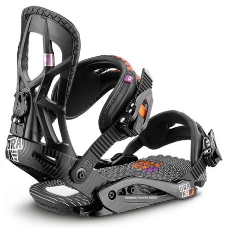 Męskie Wiązania snowboardowe Drake Reload (black)
