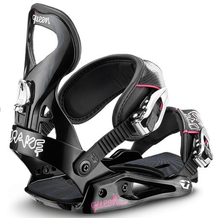 Damskie Wiązania snowboardowe Drake Queen (black)