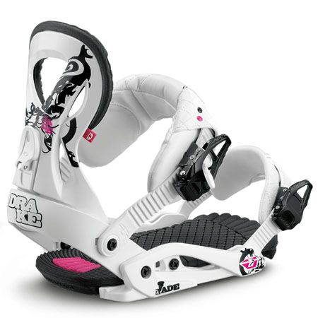 Damskie Wiązania snowboardowe Drake Jade (white)