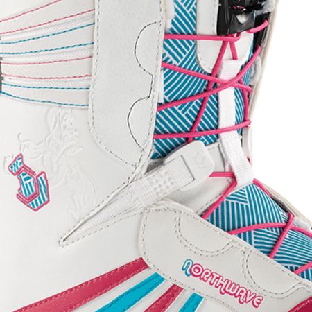Damskie Buty snowboardowe Northwave Dahlia SL (white/light blue)