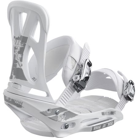 Męskie Wiązania snowboardowe Burton Mission EST (white)