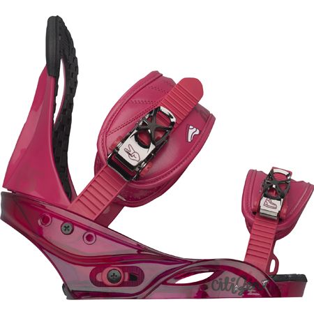 Damskie Wiązania snowboardowe Burton Citizen (rubine red)