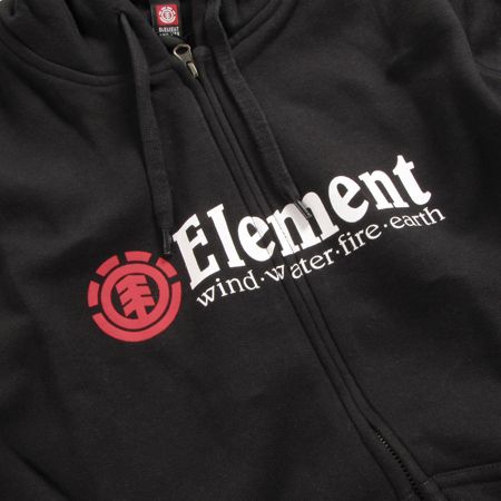 Bluza z kapturem Element Horizontal Z (black) 
