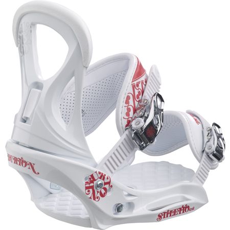 Damskie Wiązania snowboardowe Burton Stiletto EST (white)