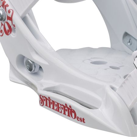 Damskie Wiązania snowboardowe Burton Stiletto EST (white)