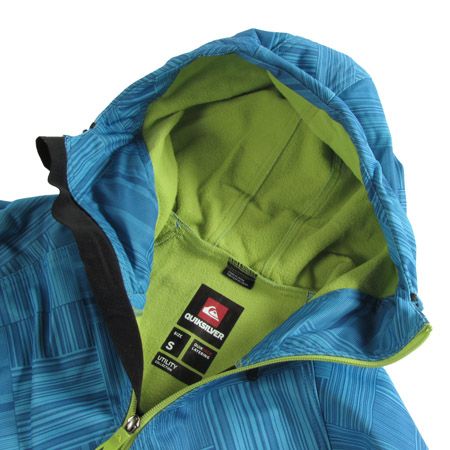 Męska Bluza aktywna z kapturem Quiksilver KGMSJ083 (magazine blue)