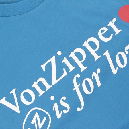 T-Shirt Von Zipper VZ is For Lovers II (electric)