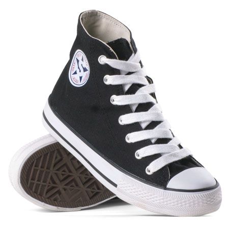 Trampki Smith's Model 33 Wysokie (black)