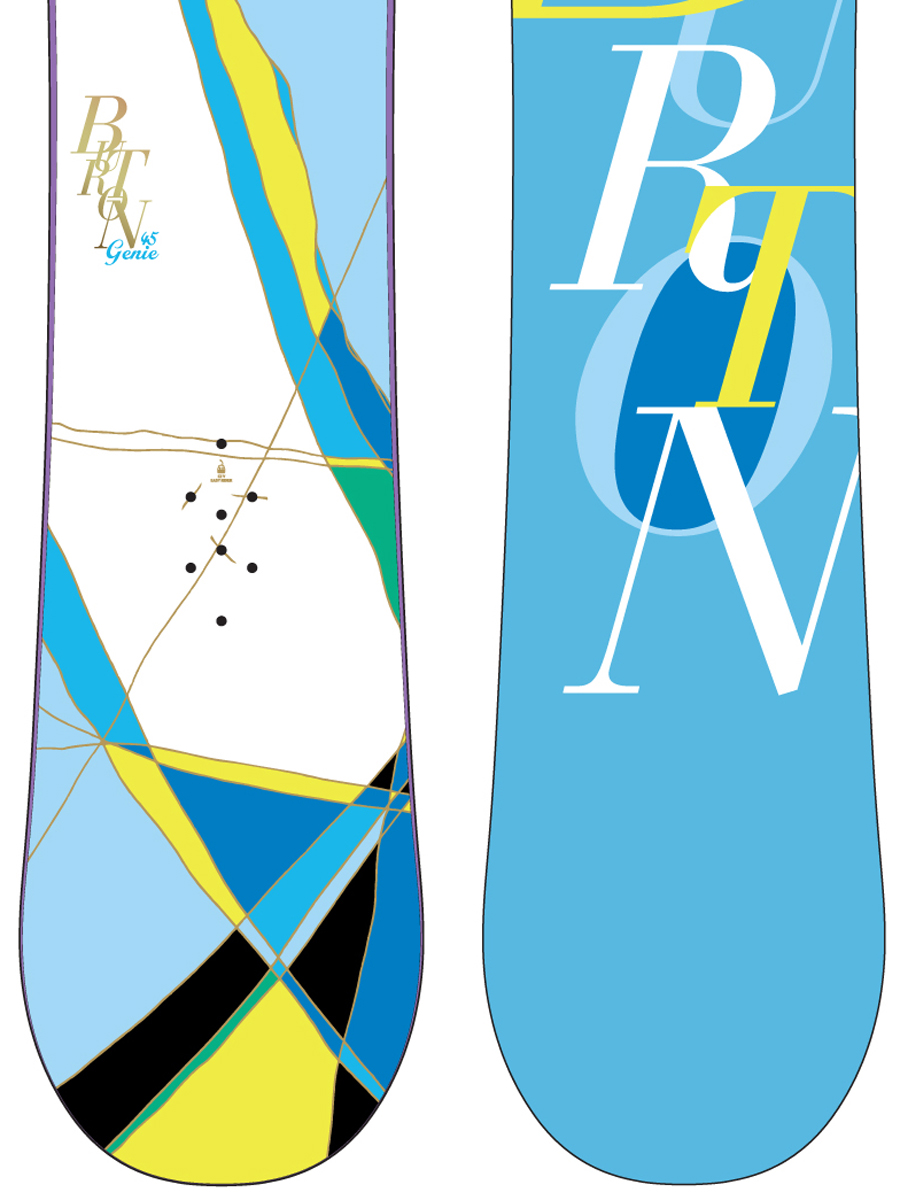 burton genie snowboard womens Women's Snowboarding never felt so easy with the most forgiving womens board ever built Burton Genie Circles Snowboard |
