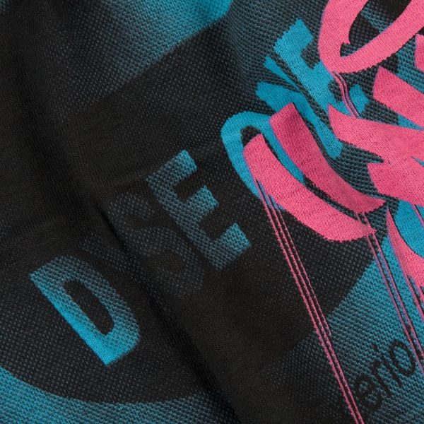 T-Shirt Dyse One Graff Head (blu/pink)
