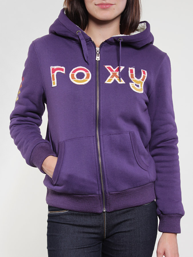 Bluza z kapturem Roxy XKWSW933 Wmn (6 petra prn prune)