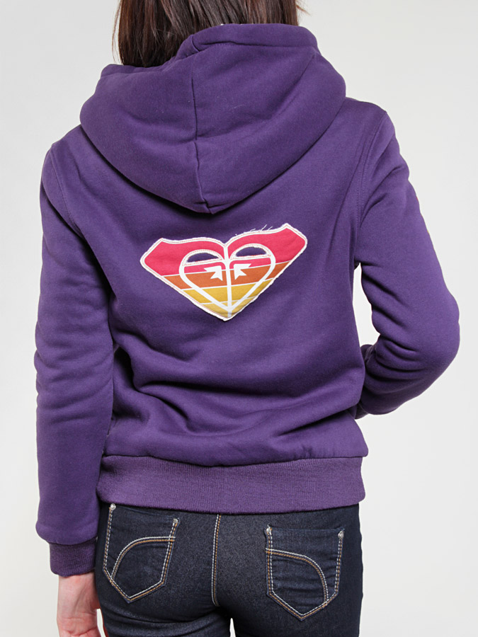 Bluza z kapturem Roxy XKWSW933 Wmn (6 petra prn prune)