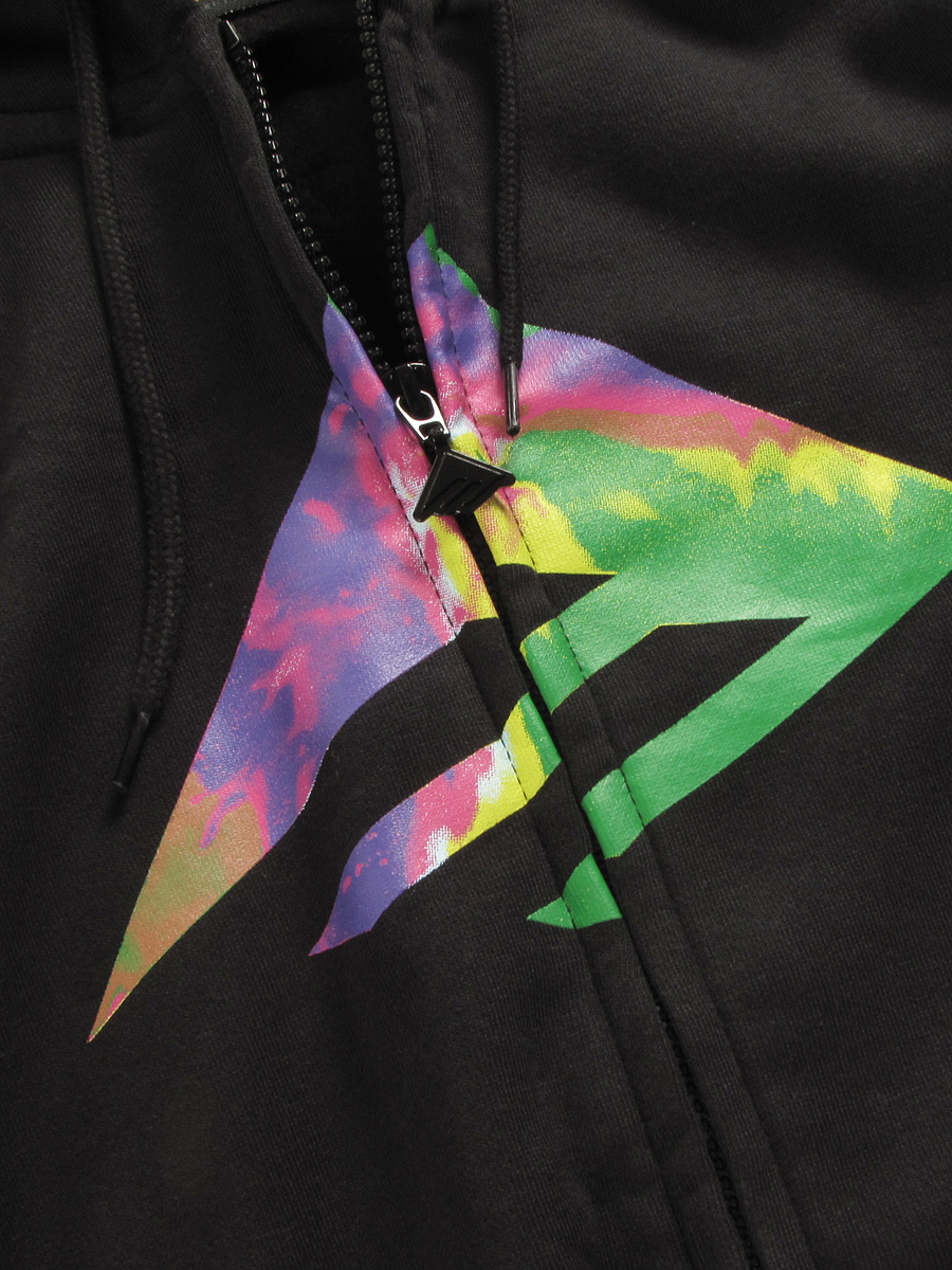 Bluza z kapturem Emerica Stay Gold Triangle Zip (black)