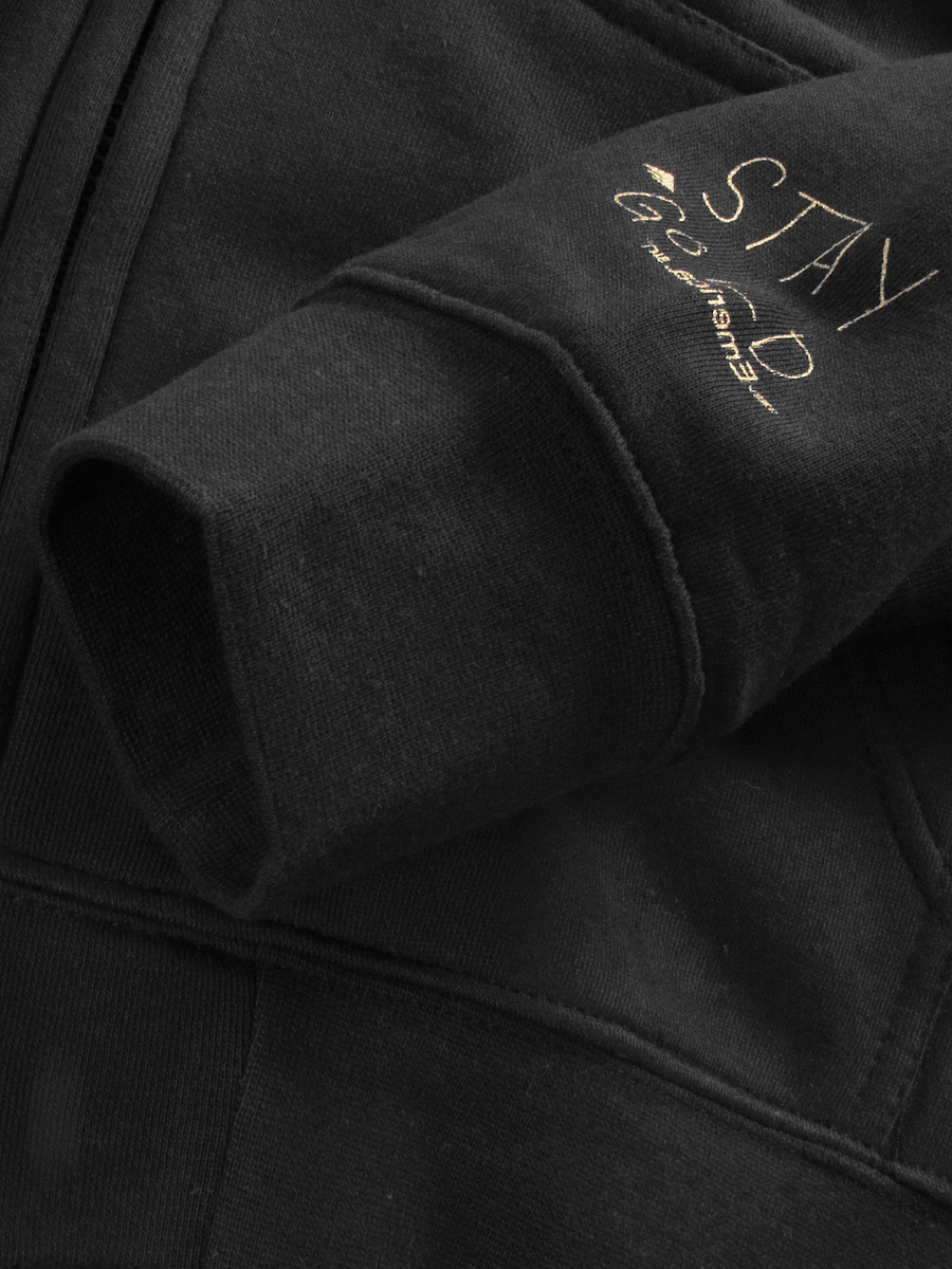 Bluza z kapturem Emerica Stay Gold Triangle Zip (black)