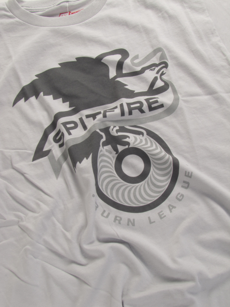 T-Shirt Spitfire Burn League (gry)