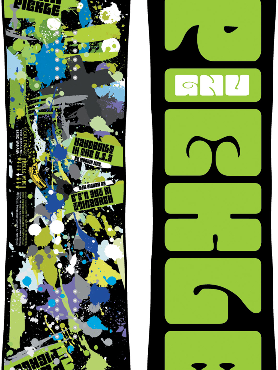 Deska snowboardowa Gnu Park Pickle BTX 153 - czarny (ast)