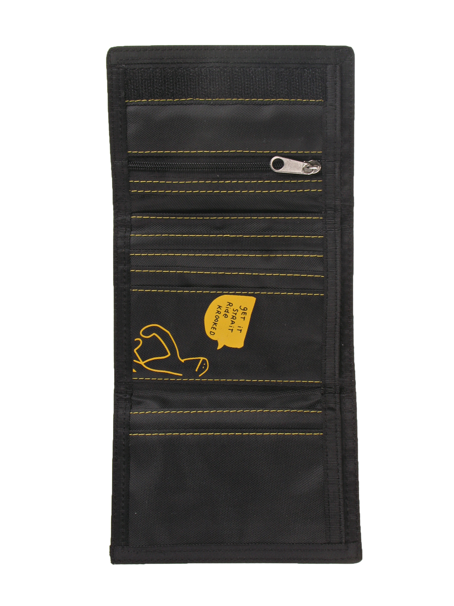 Portfel Krooked (diamond/black)