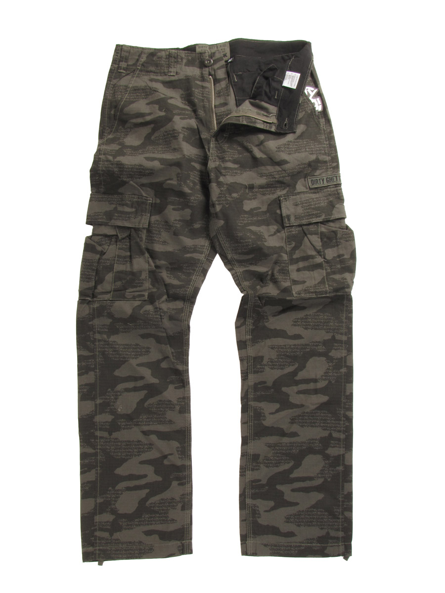 Spodnie DGK Fat Tip (army/camo) 