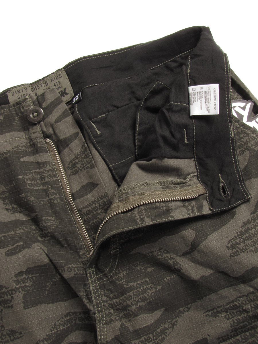 Spodnie DGK Fat Tip (army/camo) 