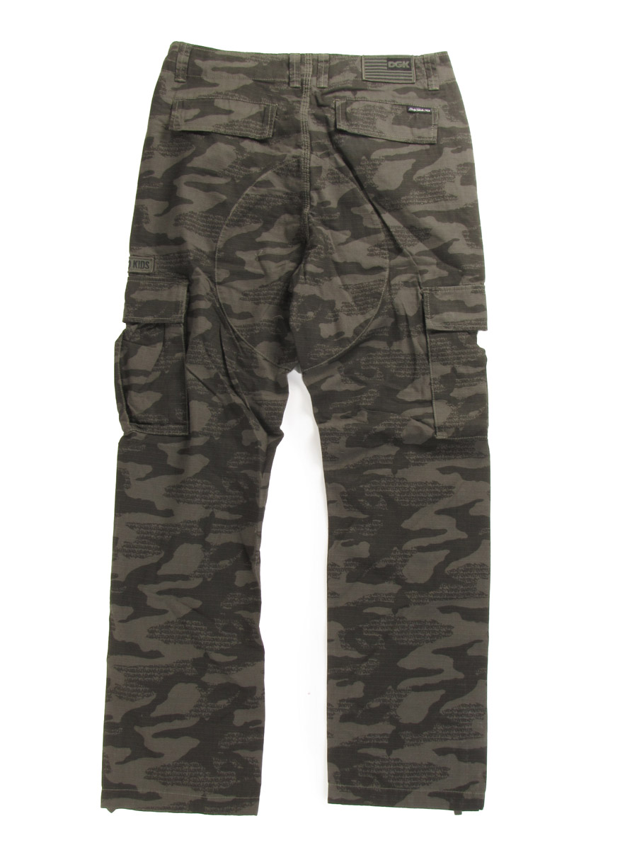 Spodnie DGK Fat Tip (army/camo) 