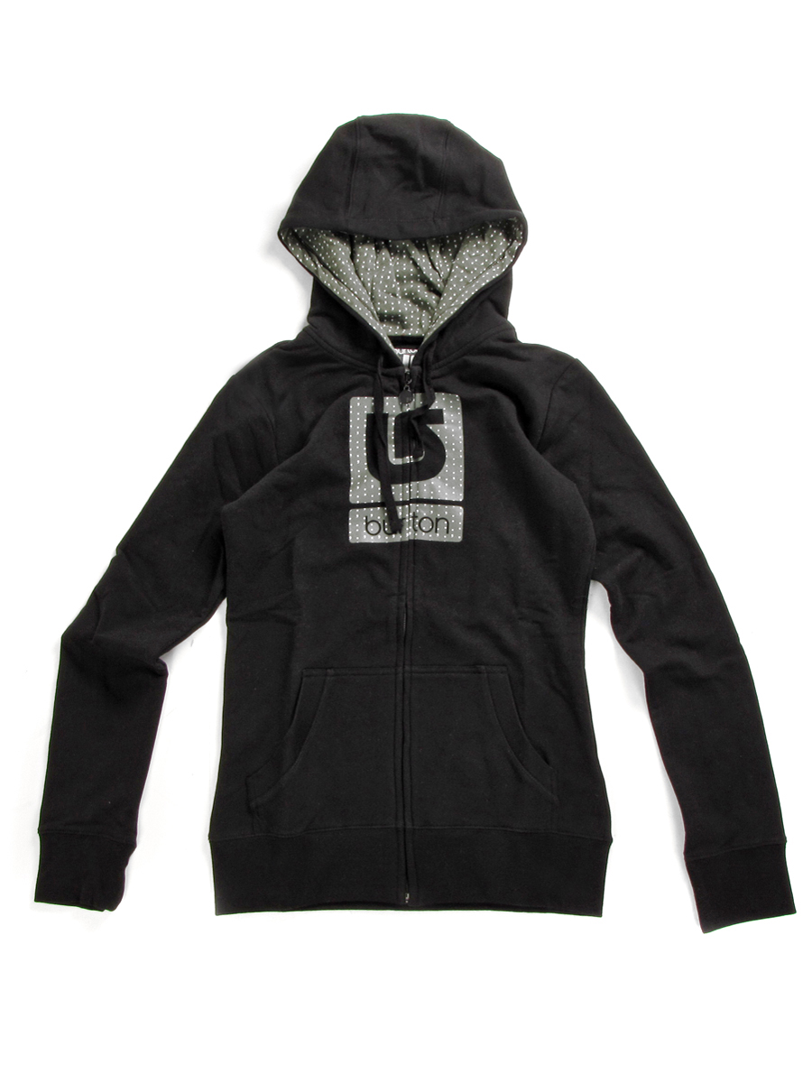 Bluza z kapturem Burton Logo Fill FZ Wmn (true black)