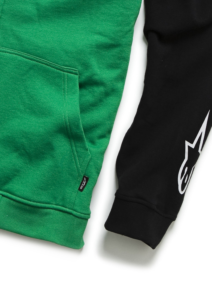 Bluza z kapturem Alpinestars Night Vision Fleece (zielony)