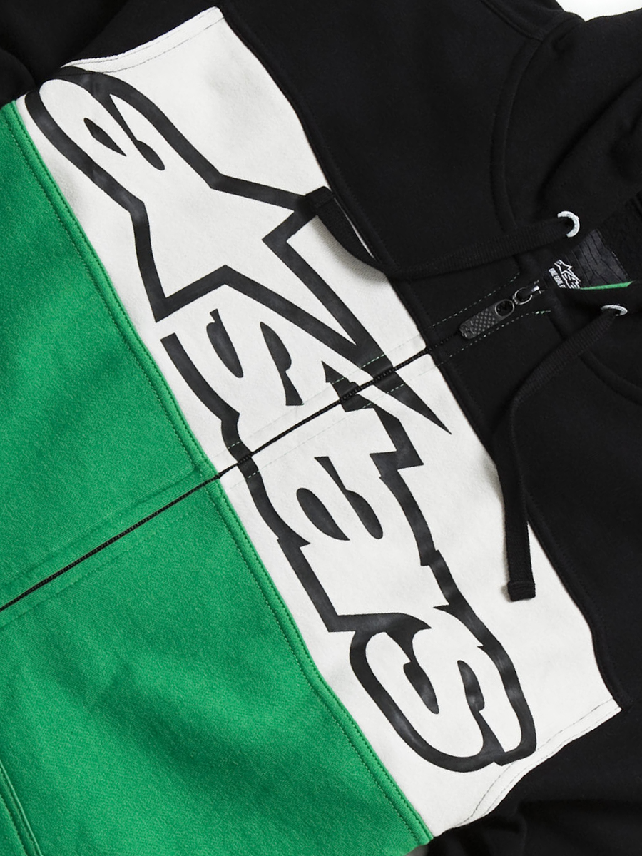 Bluza z kapturem Alpinestars Night Vision Fleece (zielony)