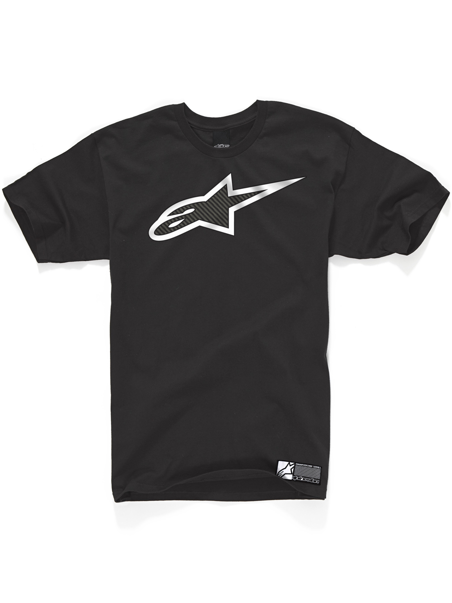 T-Shirt Alpinestars Carbon Fiber (czarny)