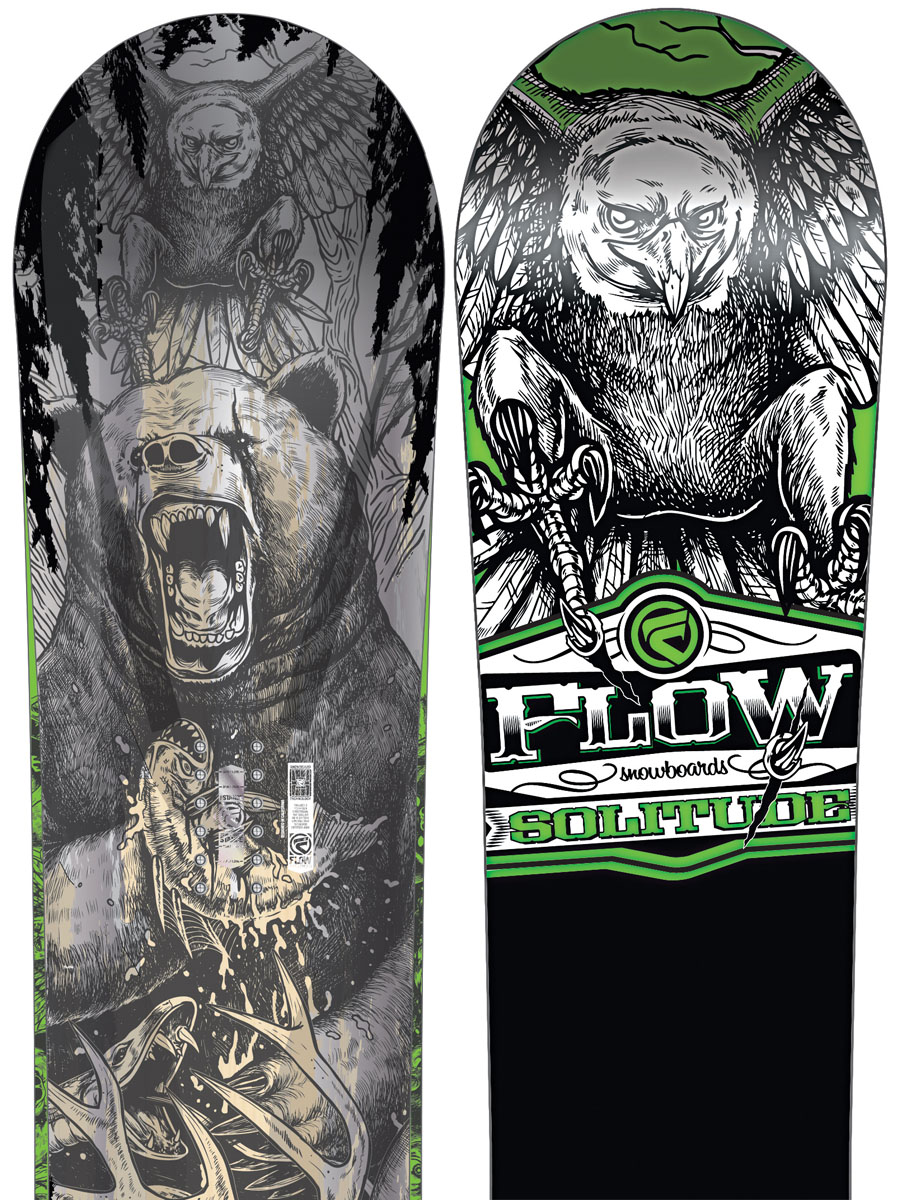 Męska Deska snowboardowa Flow Solitude