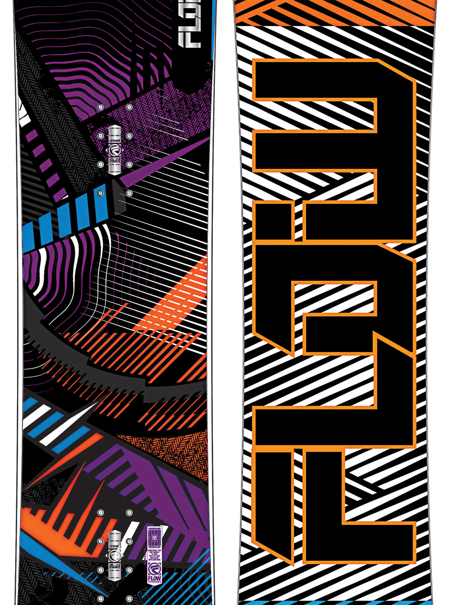 Męska Deska snowboardowa Flow Merc (blk brite)