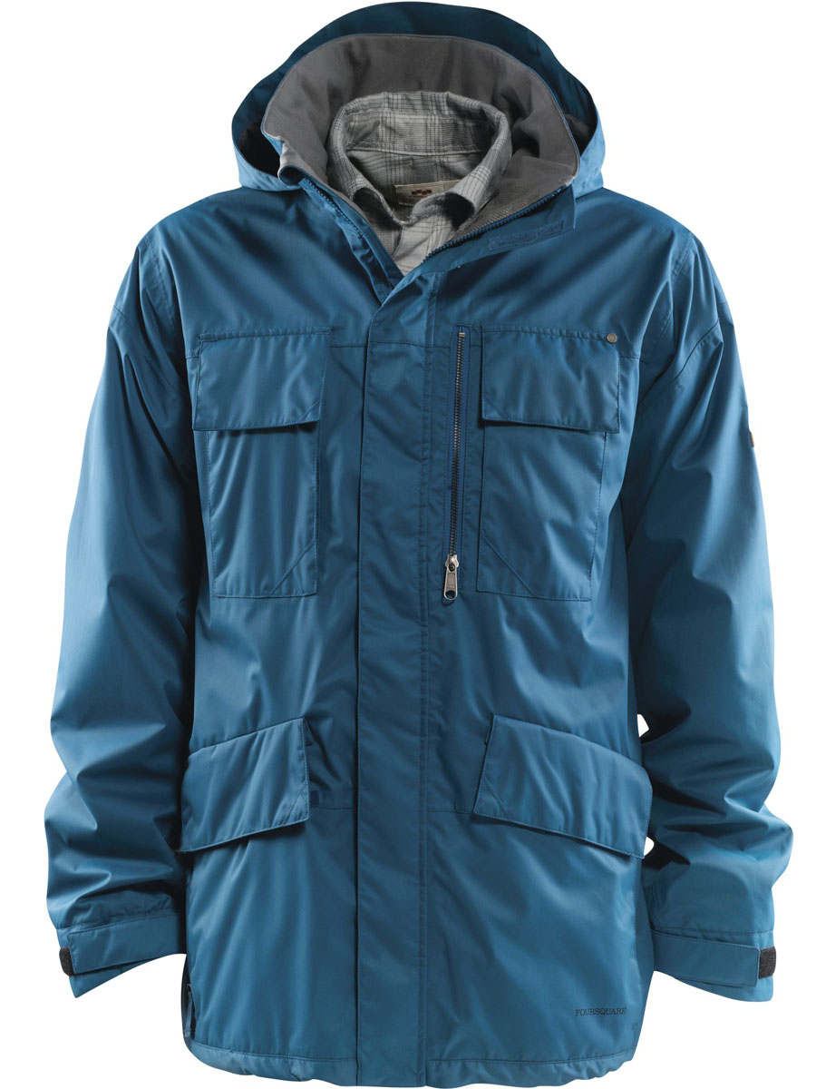 Męska Kurtka snowboardowa Foursquare Torque (blue print)