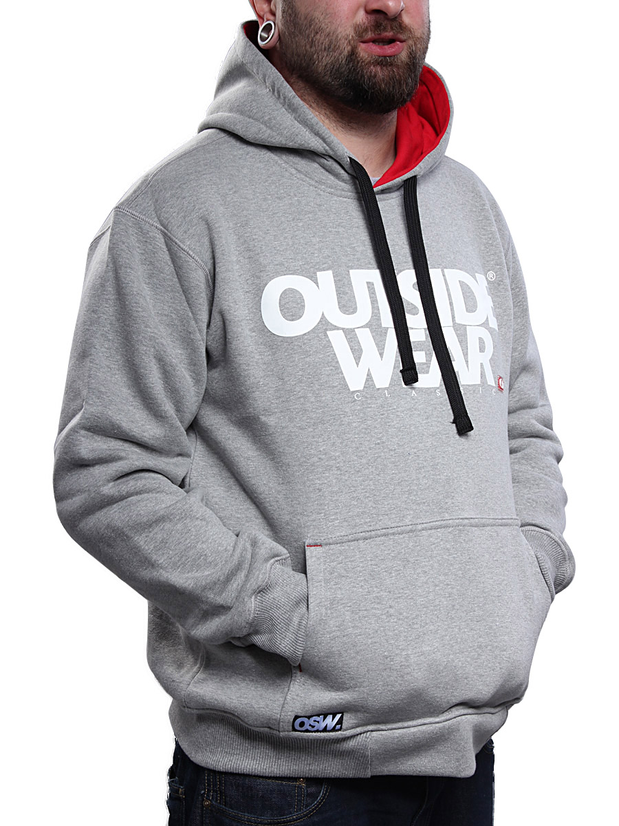 Bluza z kapturem Outsidewear Classic ZHD (grey)