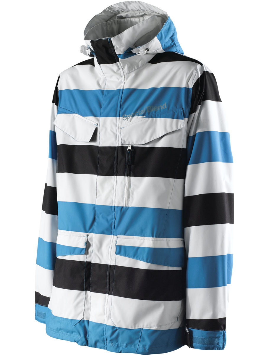 Męska Kurtka snowboardowa Special Blend Circa (south beach big stripe)