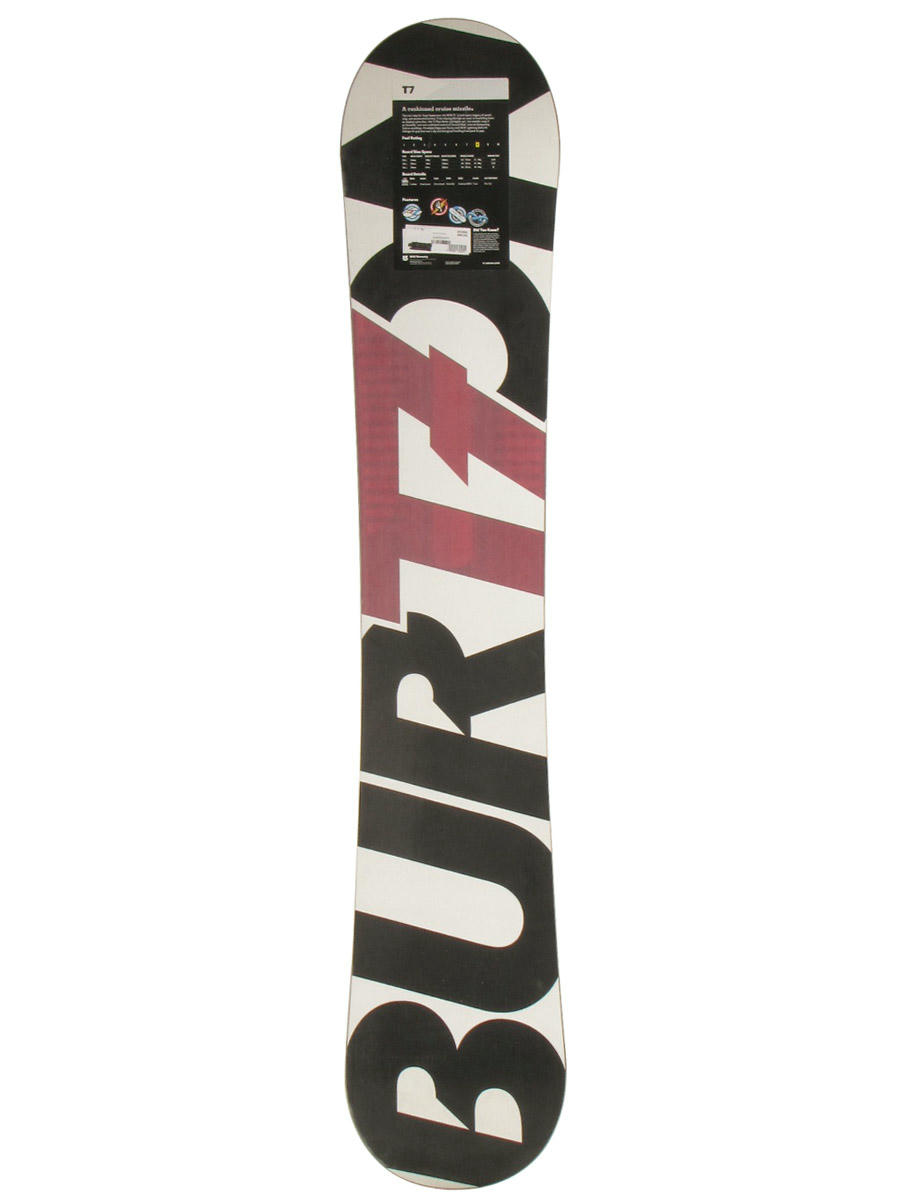 M ska Deska snowboardowa Burton T7 156 white black red