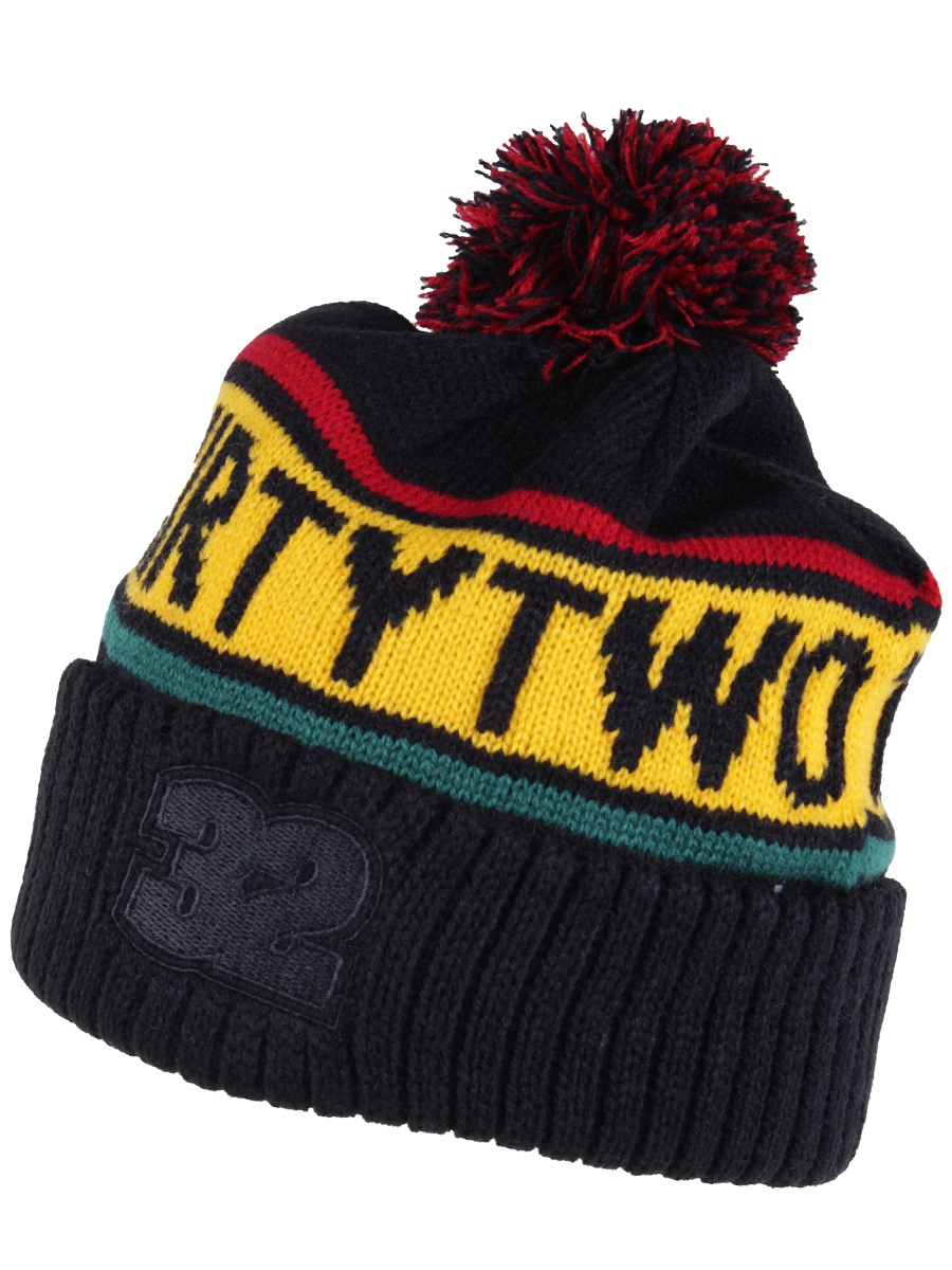 Czapka ThirtyTwo Peeping Pom (black)