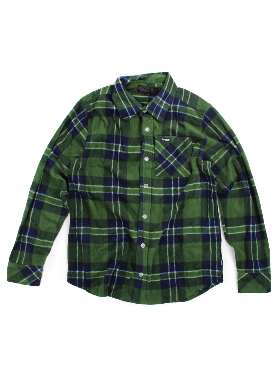 Męski Koszula ThirtyTwo Thermos Button Down (green)