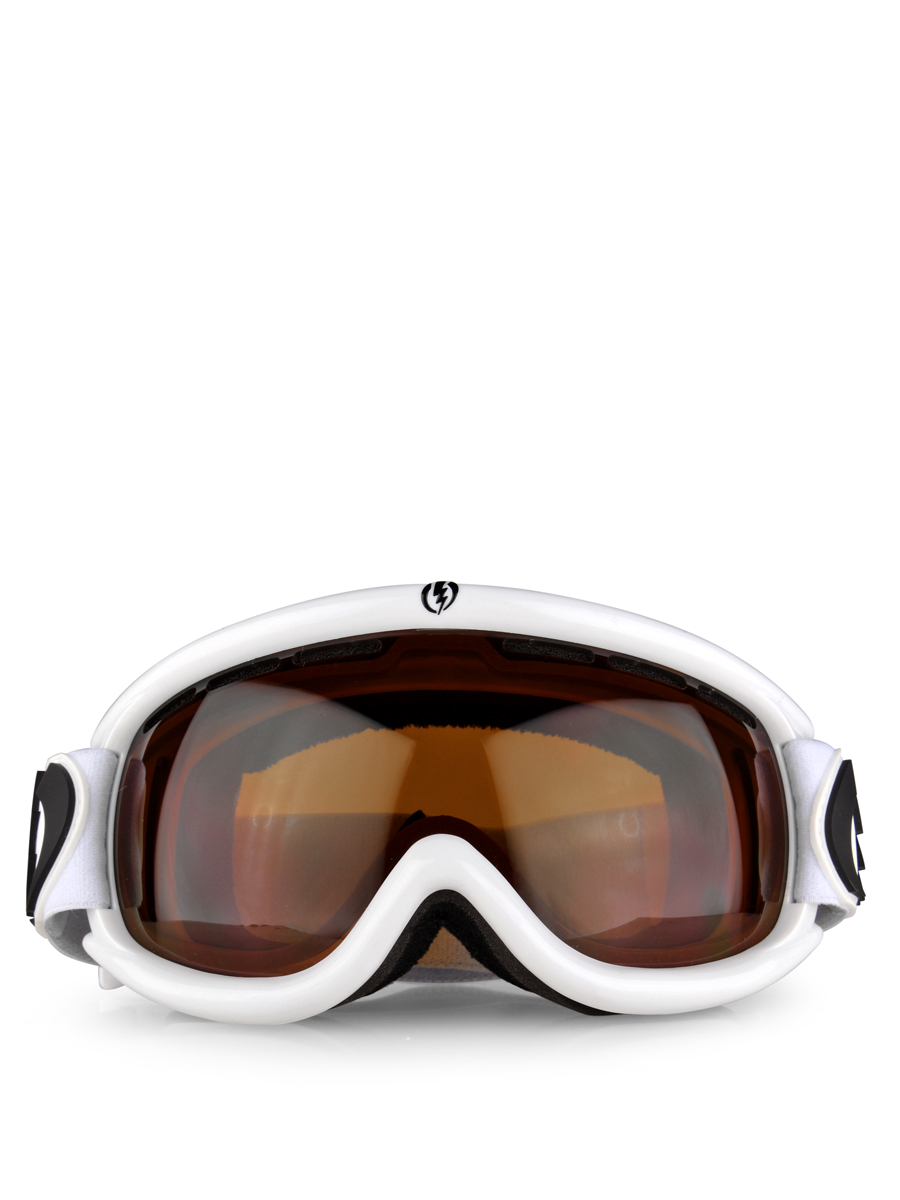 Gogle Electric EG1S (gloss white/bronze)