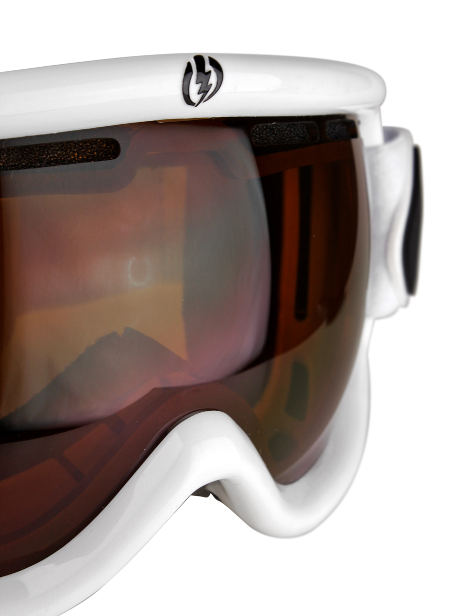 Gogle Electric EG1S (gloss white/bronze)