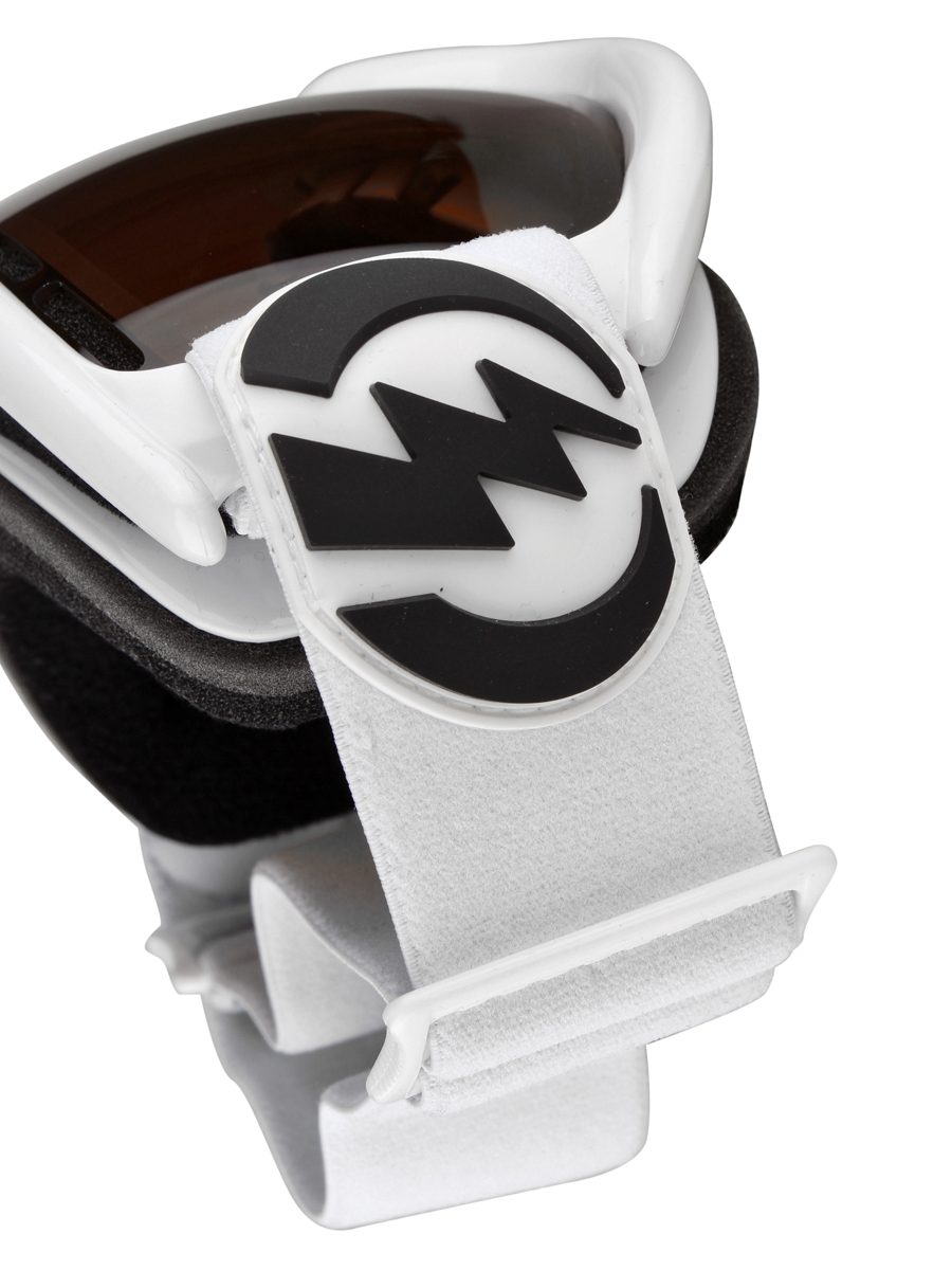Gogle Electric EG5S (gloss white/bronze)