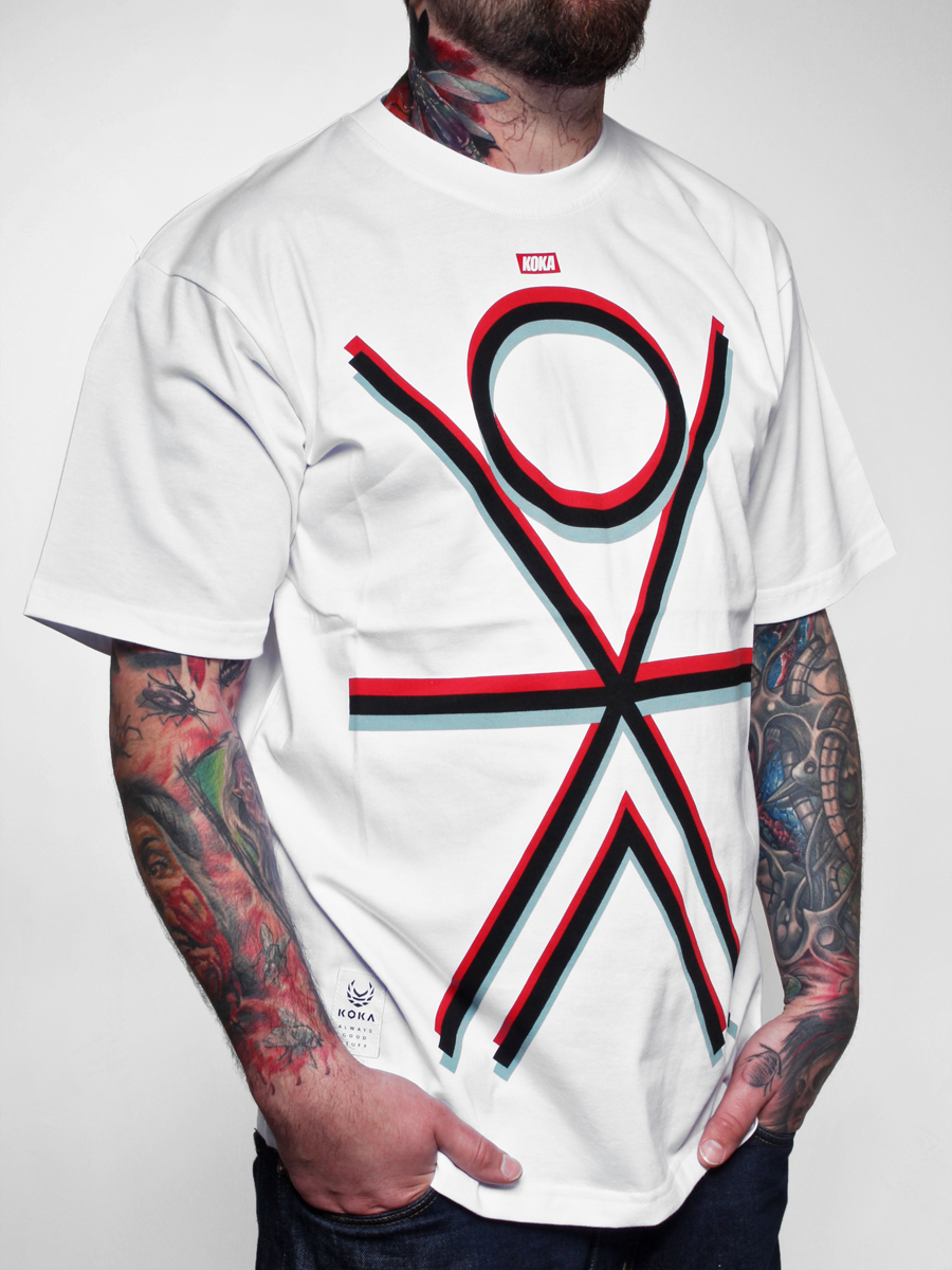 T-Shirt KOKA Human (biała)