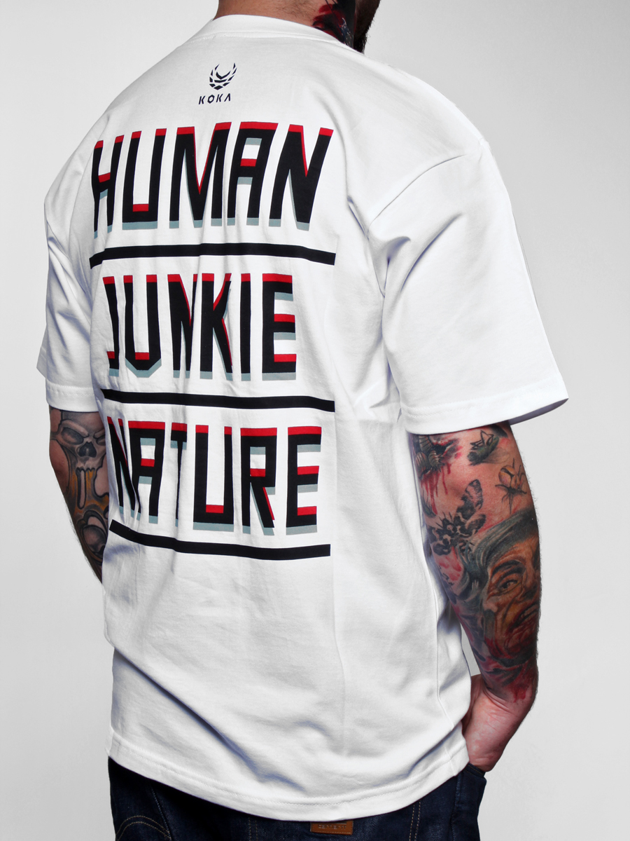 T-Shirt KOKA Human (biała)