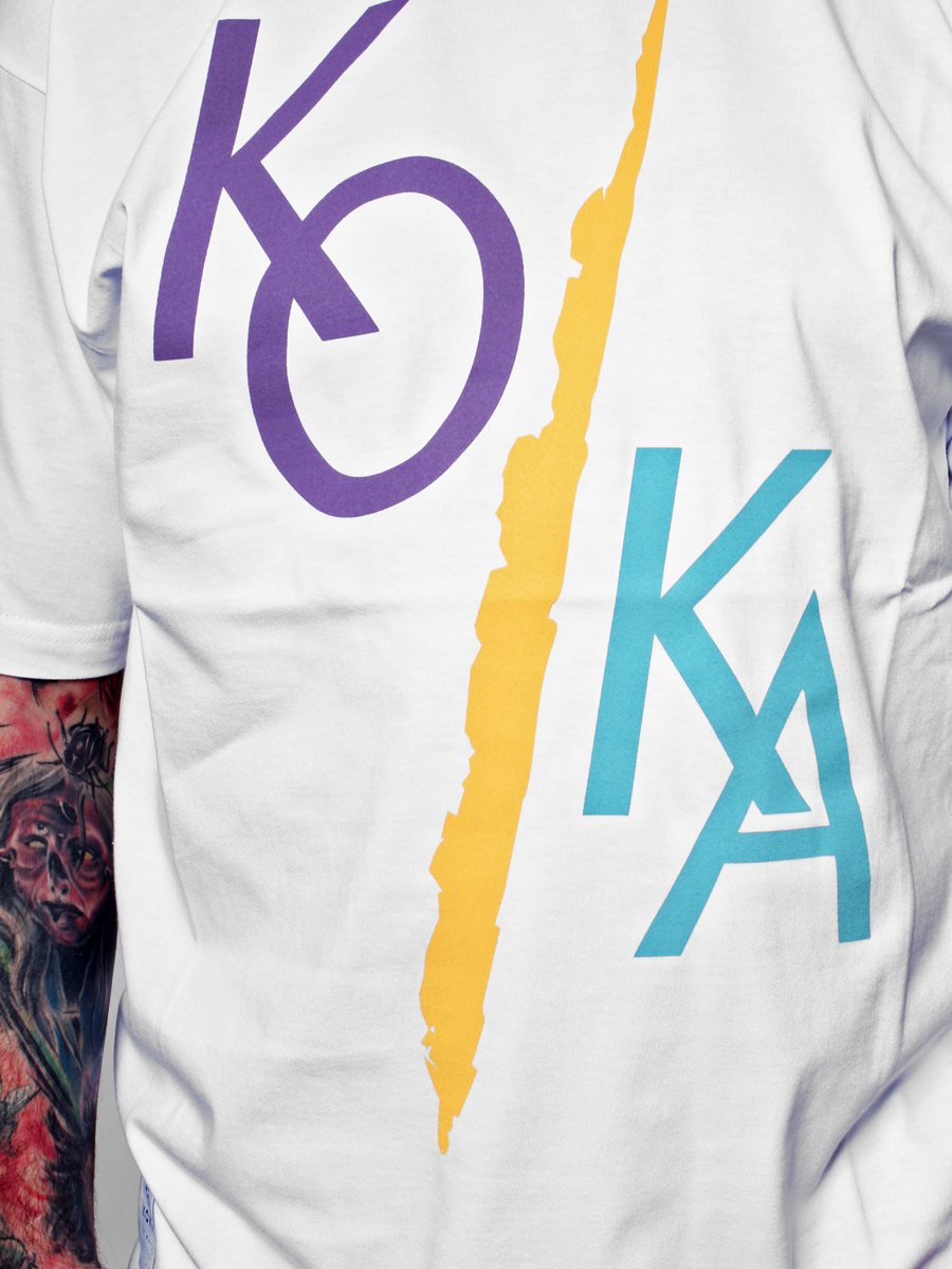 T-Shirt KOKA Percent (biały)