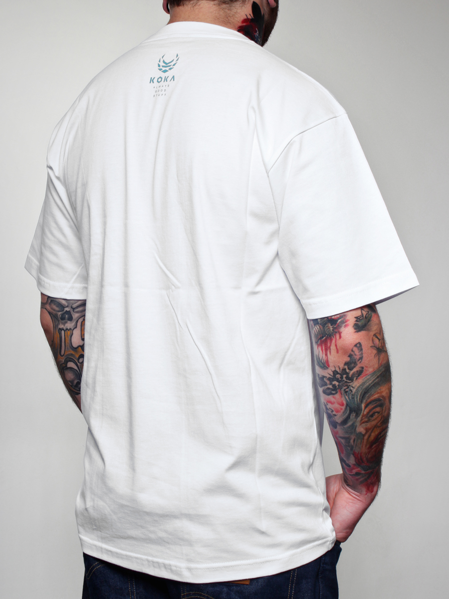 T-Shirt KOKA Percent (biały)