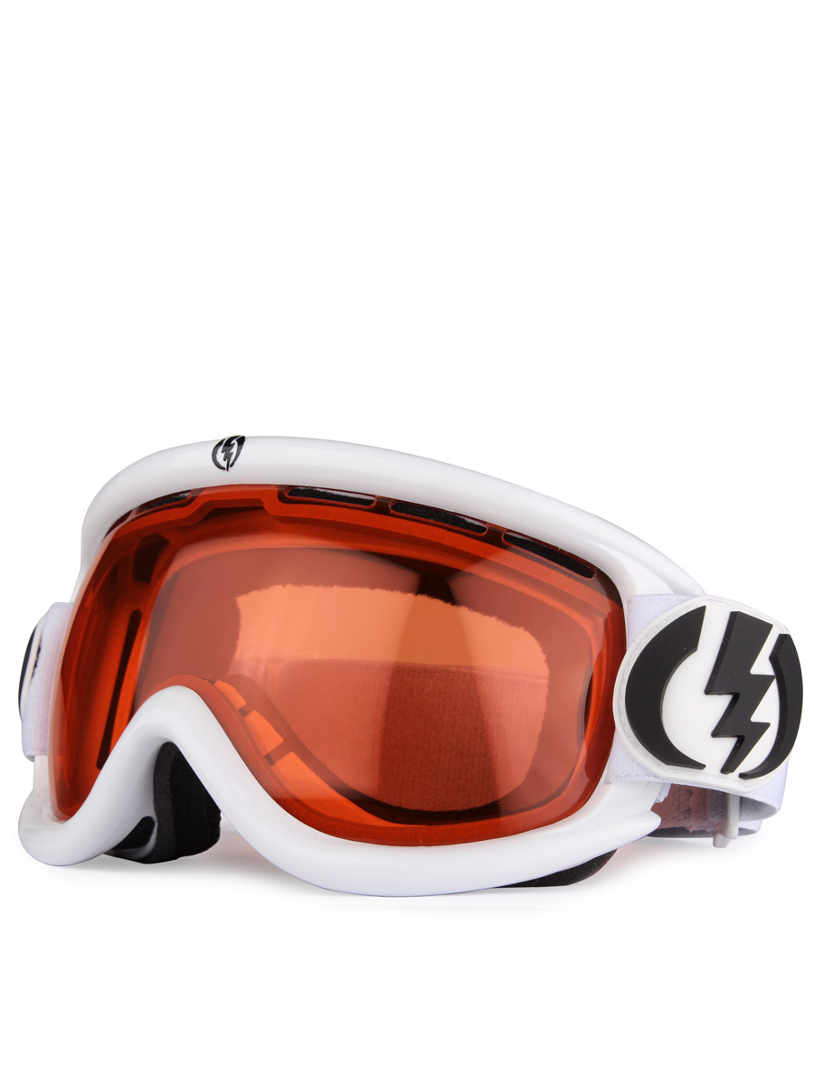 Gogle Electric EG5S (gloss white/orange)