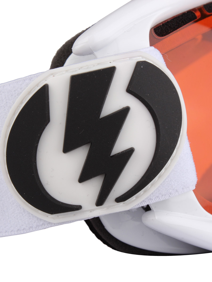 Gogle Electric EG5S (gloss white/orange)